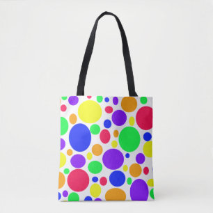Het feest is NU met Spunky Spots op een Tote Bag