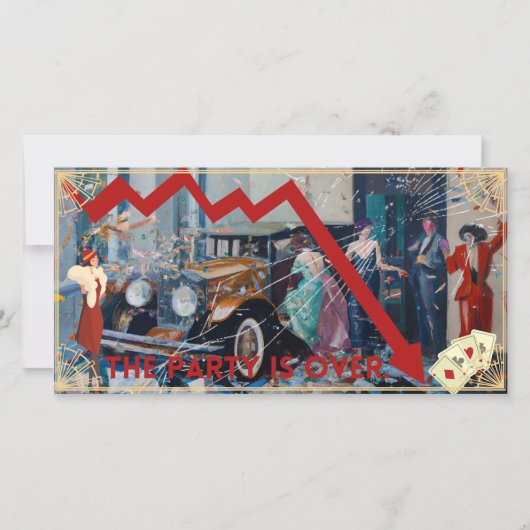 Het feest is voorbij. (Voorkant)