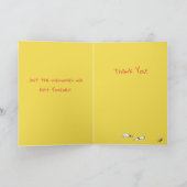 Het feest is voorbij, dank je bedankkaart (Binnen)