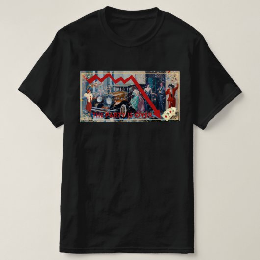 Het feest is voorbij. t-shirt (Design voorkant)