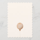 Het feest nodigt uit met een schattig klein katje kaart (Achterkant)