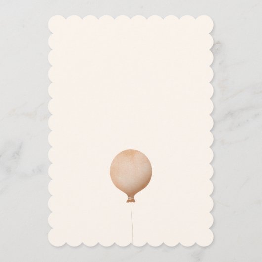 Het feest nodigt uit met een schattig klein katje kaart (Achterkant)