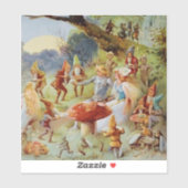 “Het Feest” Sprookjeskunst door E S Hardy Sticker (Vel)