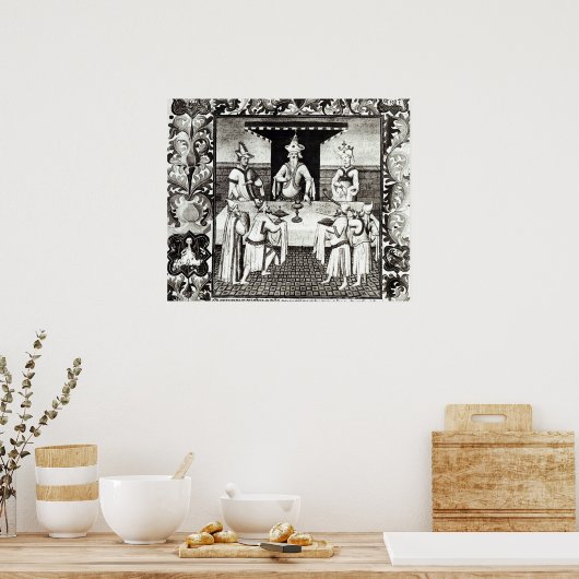 Het feest van de Grote Khan Poster (Keuken)