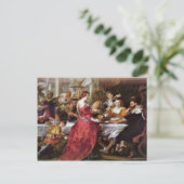 Het feest van de Herododes door Rubens Peter Paul Briefkaart (Staand voorkant)