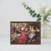 Het feest van de Herododes door Rubens Peter Paul Briefkaart (Staand voorkant)