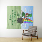 Het feest van de Leprechauns op St. Patrick's Day Wandkleed (In Situ (horizontaal))
