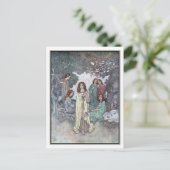 Het feest van de tuin door Edmund Dulac Briefkaart (Staand voorkant)