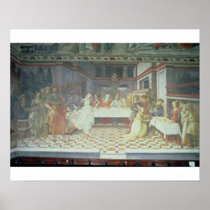 Het feest van Herod, van de cyclus van de levens v Poster