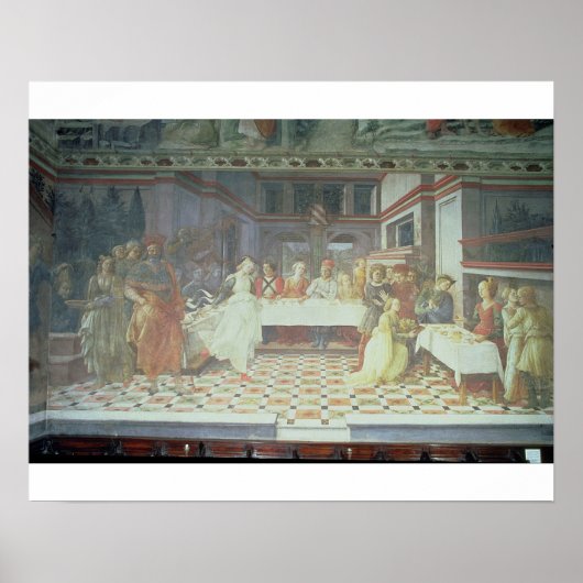 Het feest van Herod, van de cyclus van de levens v Poster (Voorkant)