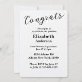 Het feest van het Afstuderen van 2025 Kaart (Achterkant)