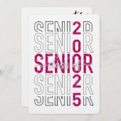 Het feest van het Afstuderen van 2025 Kaart (Voorkant / Achterkant)