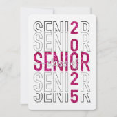 Het feest van het Afstuderen van 2025 Kaart (Voorkant)