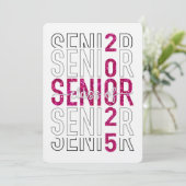 Het feest van het Afstuderen van 2025 Kaart (Staand voorkant)