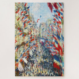 Het feest van het Parijs-Rue Montorgueil in juni l Legpuzzel