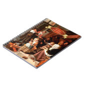 Het feest van Sint-Nicolaas. Fine Art CadeauNotiti Notitieboek (Linkerzijde)