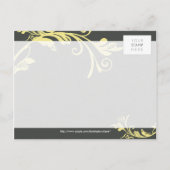 HET FEESTELIJKE BRIEFKAART VAN DE FOTO:: gewaagde (Achterkant)