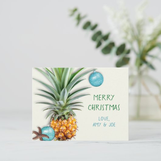 Het feestelijke Briefkaart van Kerstmis van de (Staand voorkant)