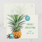 Het feestelijke Briefkaart van Kerstmis van de (Voorkant / Achterkant)