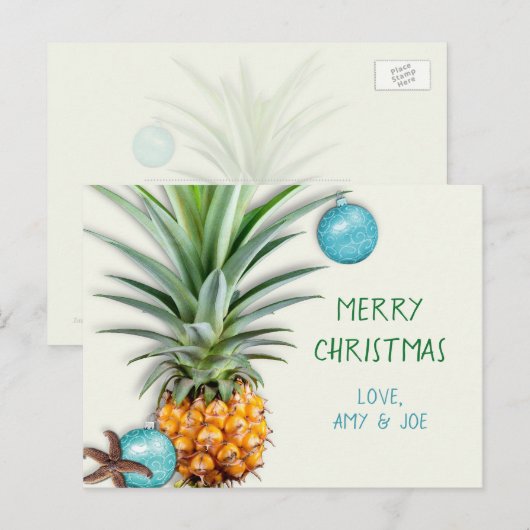 Het feestelijke Briefkaart van Kerstmis van de (Voorkant / Achterkant)