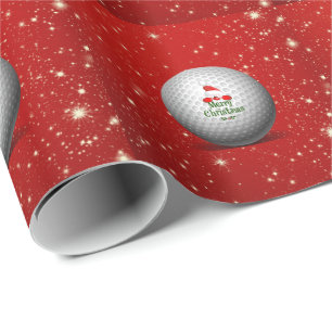 Het feestelijke kerstontwerp van Golfers — het i Cadeaupapier