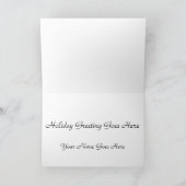 Het feestelijke Wenskaart van de Draak van het Zee Feestdagen Kaart (Binnen)