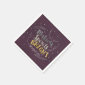 Het Feestelijke Zilverbladfeest Servet (Hoek)