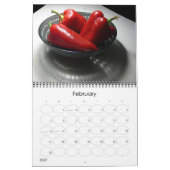 het feesten op pixel, een voedselliefhebbers kalen kalender (Feb 2027)