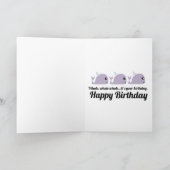 Het Feestvarken van het Hallo van de walvis daar - Kaart (Binnen)