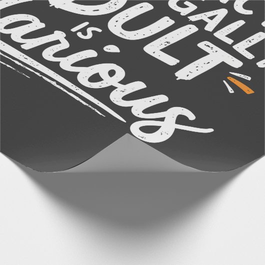 Het feit dat ik een volwassene ben, is hilarisch: cadeaupapier (Hoek)