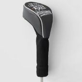 Het feit dat ik een volwassene ben, is hilarisch: golfheadcover (Schuin)