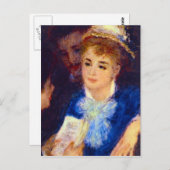 Het feit dat Pierre Renoir het deel heeft uitgewez Briefkaart (Voorkant / Achterkant)