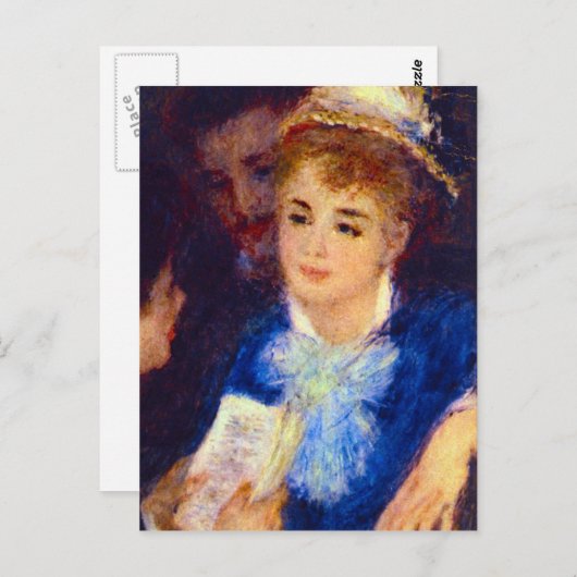Het feit dat Pierre Renoir het deel heeft uitgewez Briefkaart (Voorkant / Achterkant)