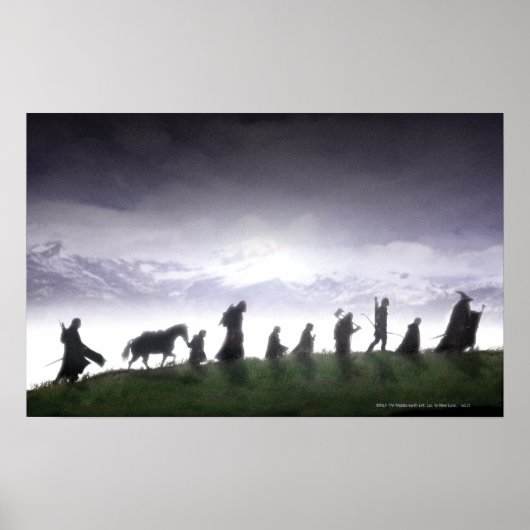 Het Fellowship van de Ring Poster (Voorkant)