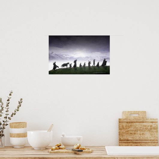 Het Fellowship van de Ring Poster (Keuken)
