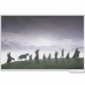 Het Fellowship van de Ring Sticker (Voorkant)