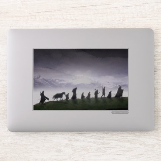 Het Fellowship van de Ring Sticker (Computer)