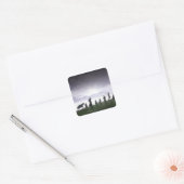 Het Fellowship van de Ring Vierkante Sticker (Envelop)