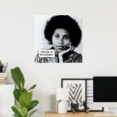 het feminisme van de klok staat voor iedereen . poster (Thuiskantoor)