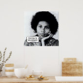 het feminisme van de klok staat voor iedereen . poster (Keuken)