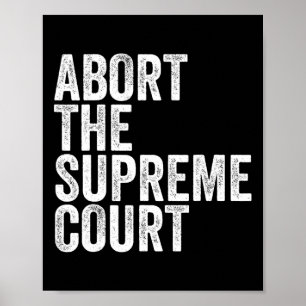 Het feministische protest van het Hooggerechtshof Poster