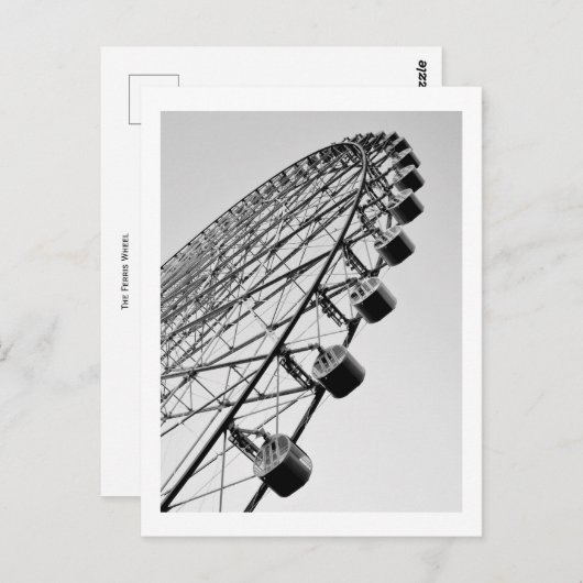 Het Ferris Wheel-Briefkaart Briefkaart (Voorkant / Achterkant)