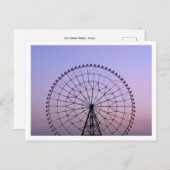 Het Ferris Wheel: Tokio Briefkaart (Voorkant / Achterkant)