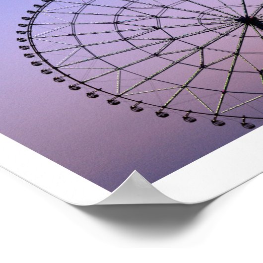 Het Ferris Wheel: Tokio Poster (Hoek)