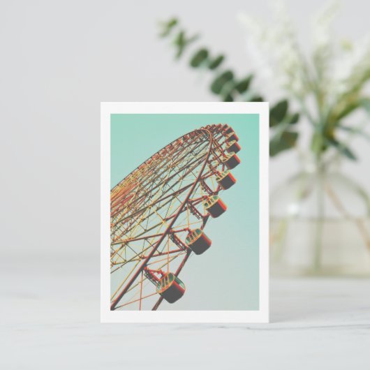 Het Ferris-wiel Briefkaart (Staand voorkant)