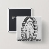 Het ferris-wiel in de Columbia van de wereld Vierkante Button 5,1 Cm (Voorkant /achterkant)