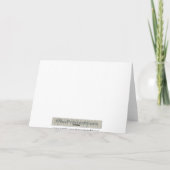 Het Festival van de medio-herfst, Roodachtige Maan Kaart (Achterkant)