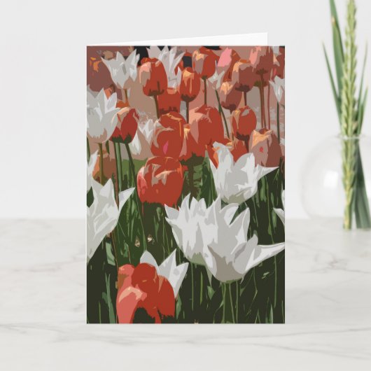Het Festival van de tulp Kaart (Voorkant)