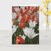 Het Festival van de tulp Kaart (Gele Bloem)