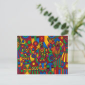 Het festival van Emeka. Briefkaart (Staand voorkant)